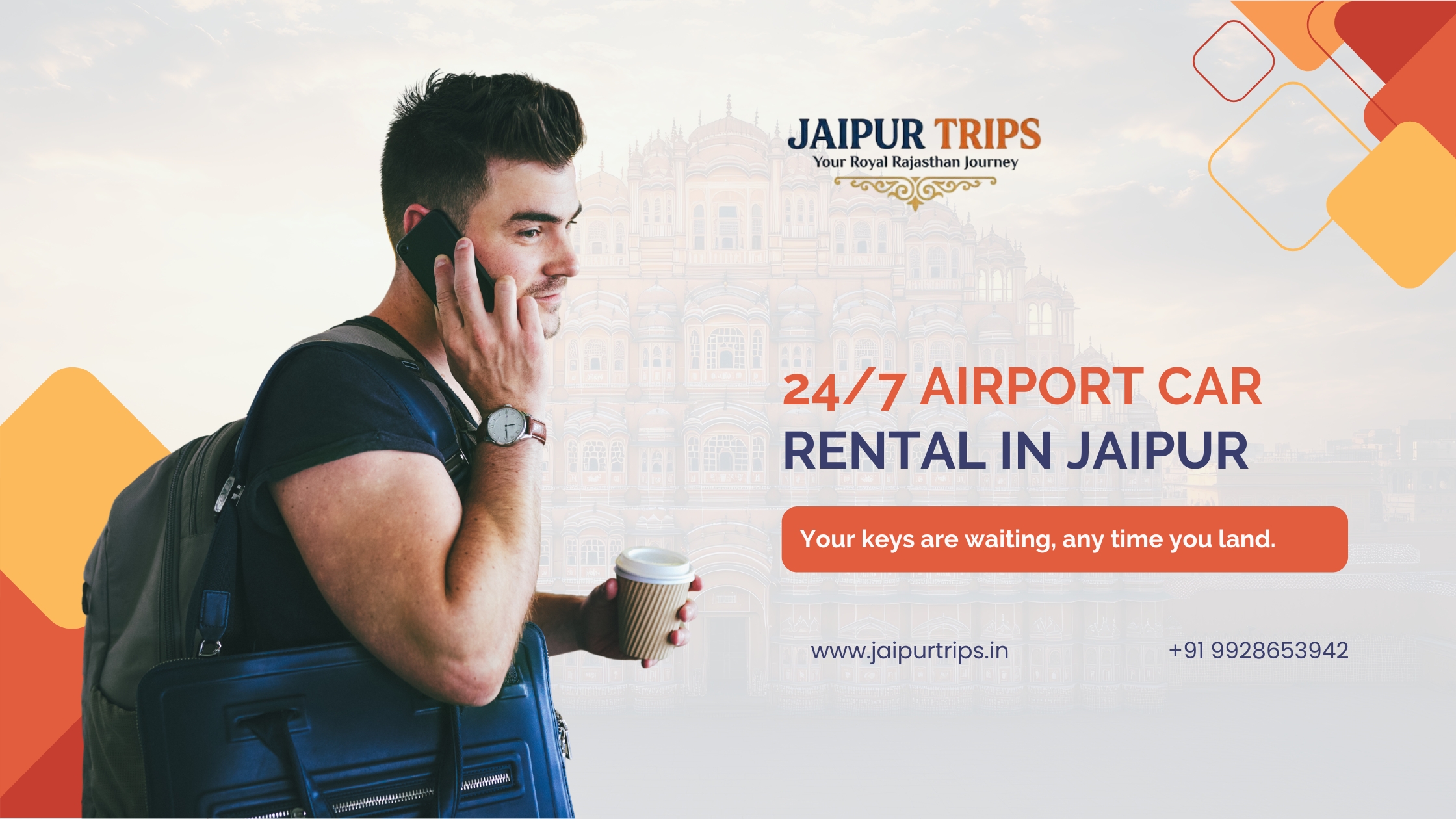 24/7 Airport Car Rental in Jaipur